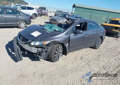 2015 Honda Civic Ex-L from USA, damaged, VIN 2HGFB2F9XFH507130